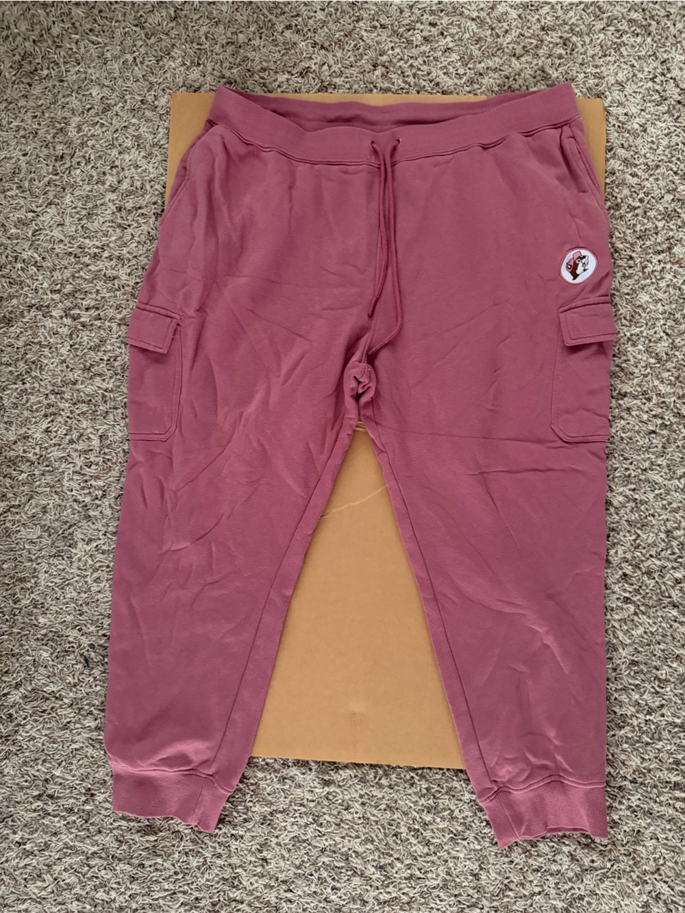 Women's Cargo Jogger Pants in Mauve
